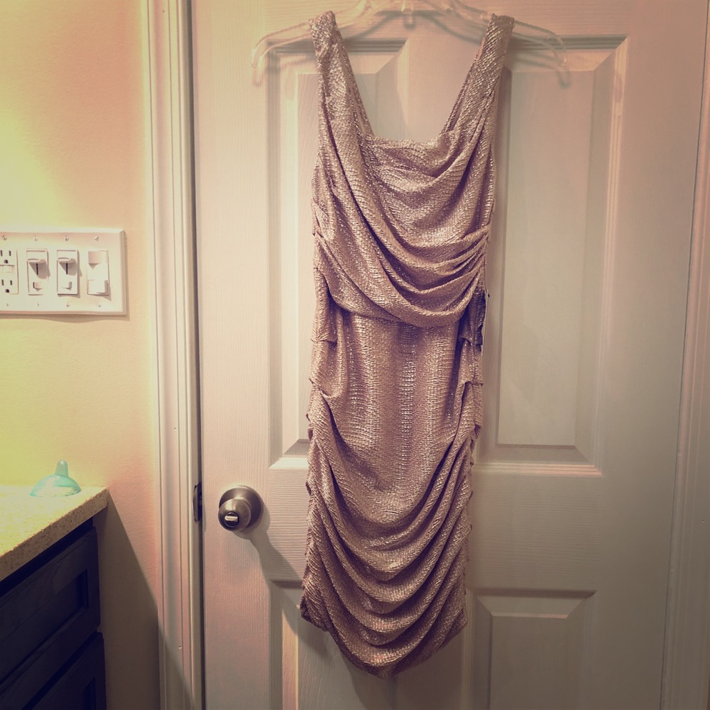 Shiny cocktail dress!